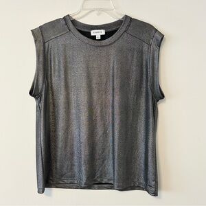 Evereve Metallic Muscle Tee